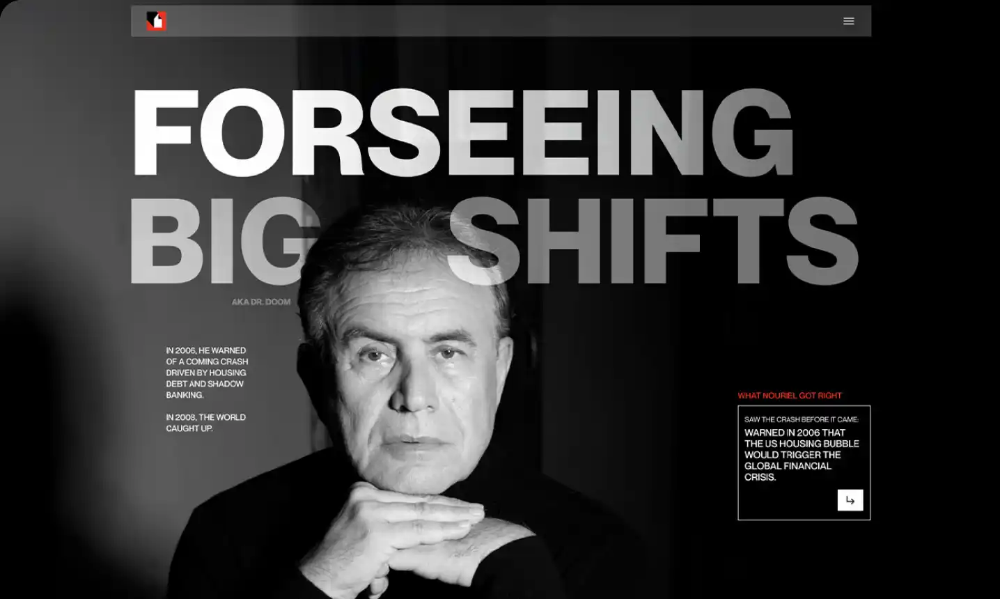 Nouriel Roubini Desktop